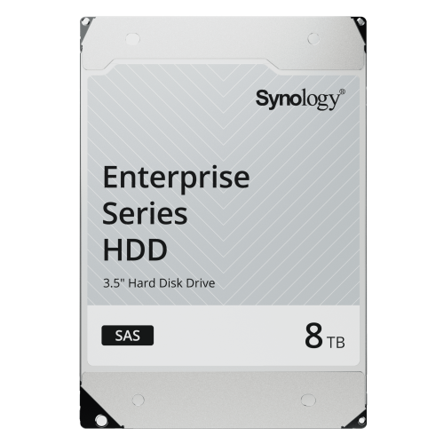 SYNOLOGY HAS5300-8T Disco Duro SAS de 3,5″ Serie Enterprise | Capacidad de 8TB | Interfaz SAS 12 Gb/s | Velocidad de Rotación 7200 RPM | Caché de 256 MB MTBF 2,5 Millones de Horas.