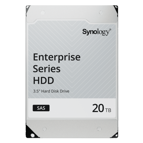 SYNOLOGY HAS5310-20T Disco Duro SAS de 3,5″ Serie Enterprise HAS5300 | Capacidad de 20TB | Interfaz SAS 12 Gb/s | Velocidad 7200 RPM | Caché 512 MB | MTBF 2.5 Millones de Horas.