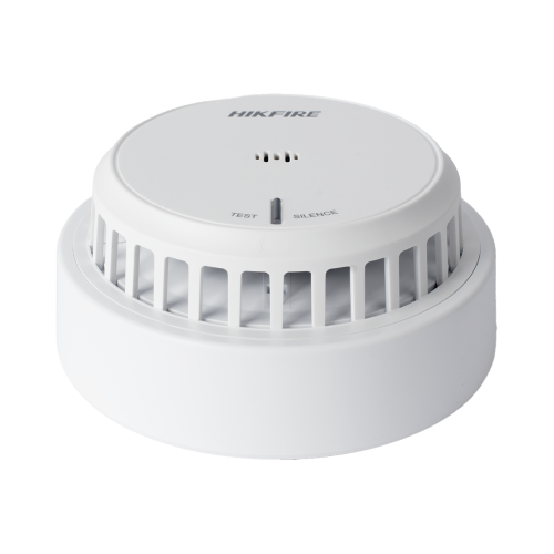 HIKVISION HF-S2 (HikFire) Detector de Humo Óptico Hikvision, Tecnología Avanzada de Detección de Incendios, Alarma Temprana y Fiabilidad Certificada, Soporta Salida de Alarma