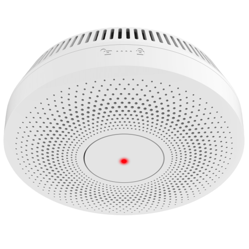 HIKVISION HF-S3E-R Detector de Humo Interlink, Doble Tecnología de Sensor de Luz, Alarma Auditiva 85dB, Batería de Litio 10 Años, Autoverificación, Control Remoto Inalámbrico, Interconectable 30 Dispositivos