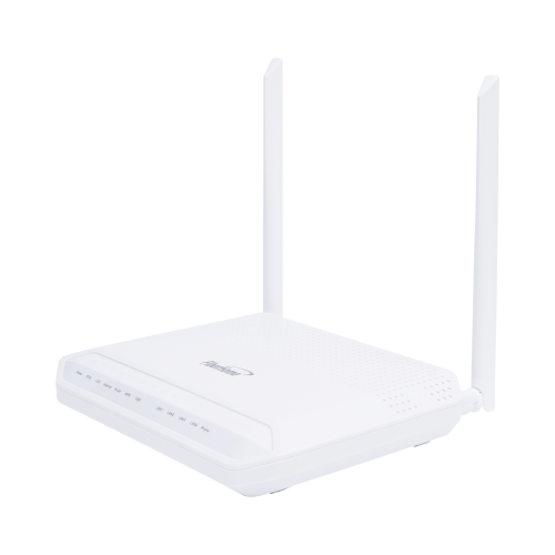 FIBERHOME HG6143D ONU GPON WiFi 2.4/5 GHz, Compatible con OLT´s de Terceros, MIMO 2×2, 4 puertos Gigabit + 1 POTS + USB, conector SC/UPC, (Gestión WAN desde la Interfaz de la ONU)