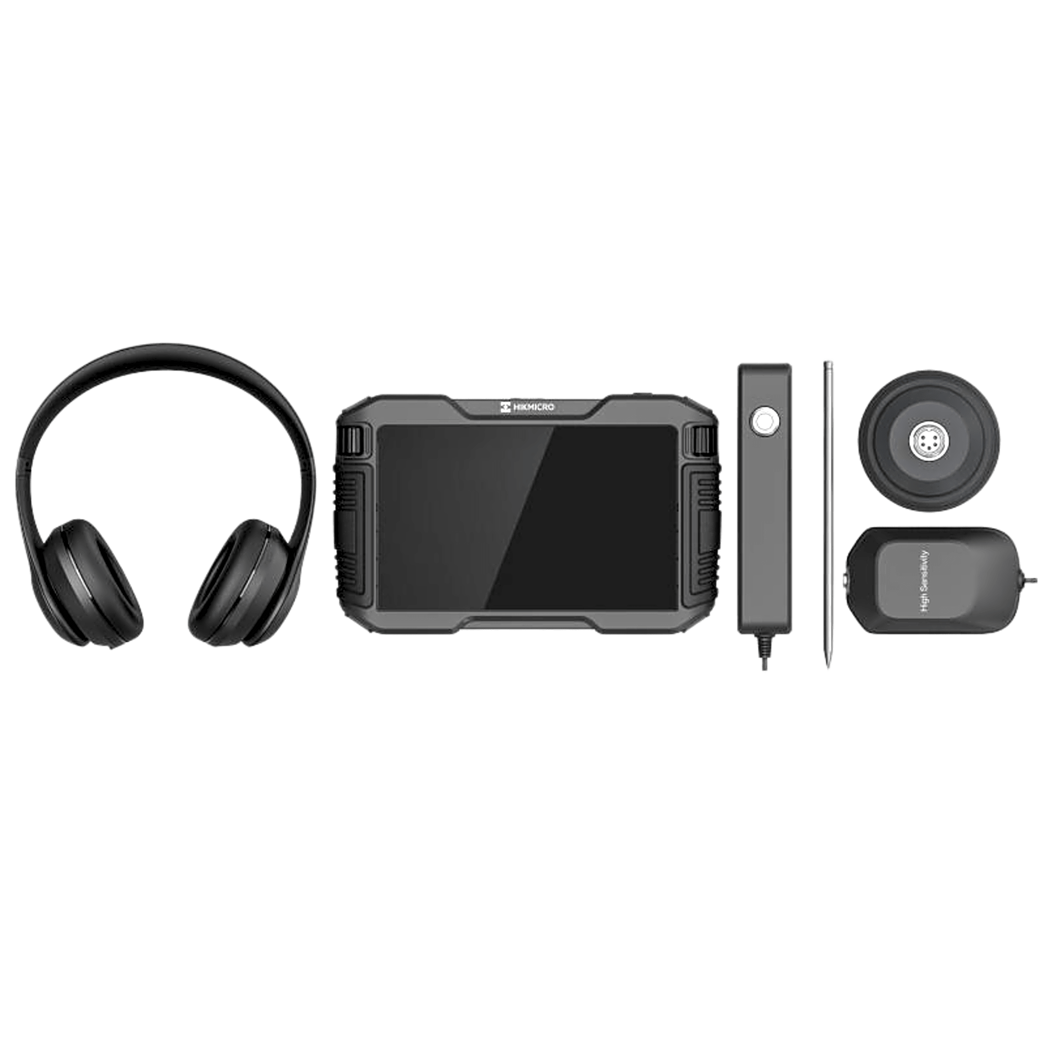 HIKMICRO HM-AP21-AD21P AD21 – Cámara de Imagen Acústica Portátil, DETECTAR FUGA DE AGUA, Pantalla táctil de 7″, IP66 PANTALLA IP54 SENSOR PORTATIL