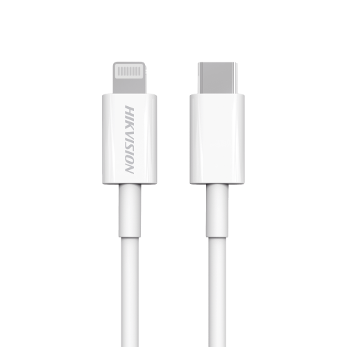 HIKVISION HS-HUB-CBC2L Cable USB-C a Lightning, MFi Certificado, 1 Metro, Ideal para iPhone, iPad y iPod, Carga Rápida 3 Amp, Carga y Sincronización de Datos, 480 Mbps, 60 Watts