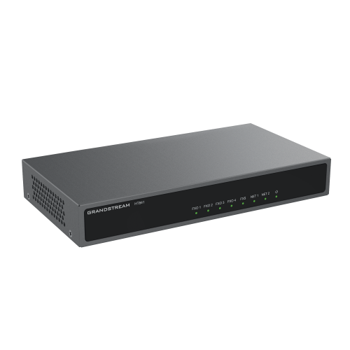 GRANDSTREAM HT-841 Gateway Analógico 4 FXO (Conectar Lineas Analógicas), Puertos FXO y FXS, 3 Perfiles SIP, NAT, PoE, TR069, Fax T.38, 3 Vías Conferencia, AES, Failover SIP