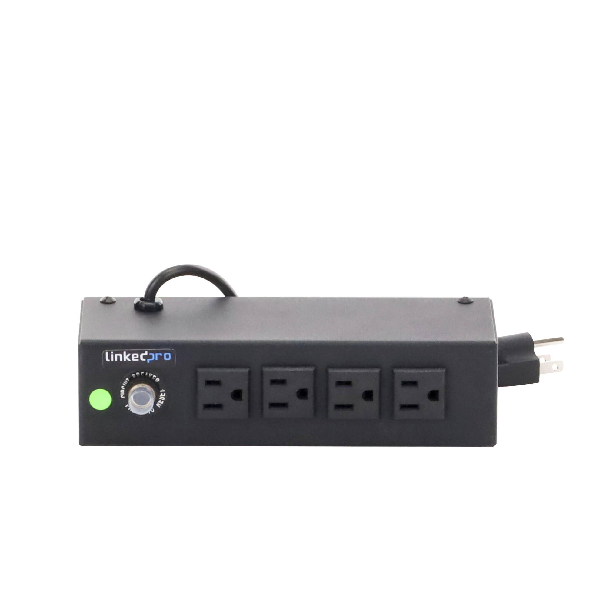 LINKEDPRO BY EPCOM HTCM-S1U Tomacorriente de 4 Contactos (NEMA 5-15R) Voltaje Entrada/Salida: 120Vca/10A Max. Opción de Instalación en Escritorio o Pared