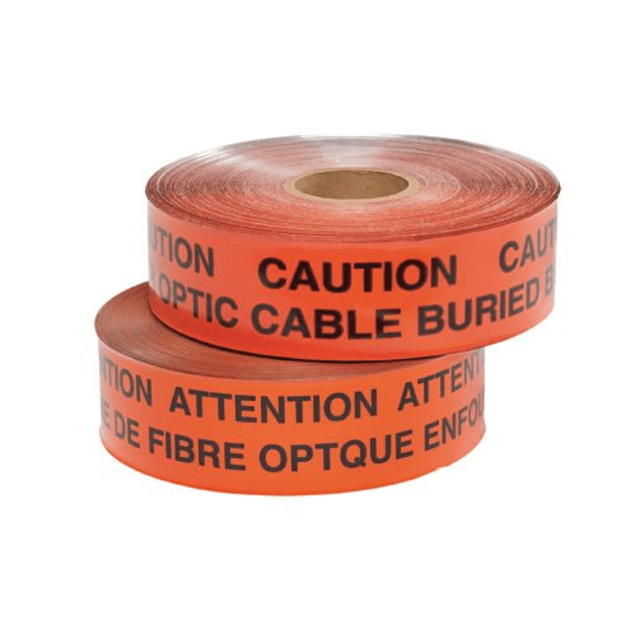 PANDUIT HTDU6R-E Cinta de peligro subterráneo, Color rojo, Material Aluminio, 304.8m, Leyenda: PRECAUCIÓN: LÍNEA ELÉCTRICA ENTERRADA DEBAJO