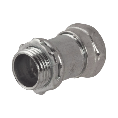 HUBBELL HUB-2903 Conector Recto Compresión de Acero Galvanizado para Pared Delgada de 3/4″ .