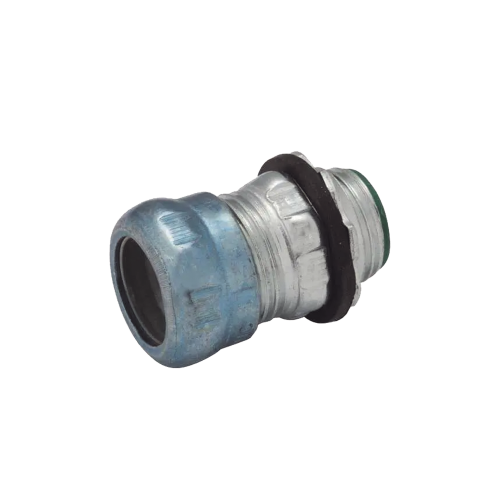 HUBBELL HUB-2916RT Conector de Compresión Impermeable Aislado de Acero Galvanizado para Pared Delgada de 1 1/2″ .