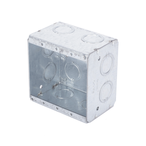 RACO HUB-691 Caja Multigang de 2 Gangs/ Profundidad de 2-1/2″/ 12 Entradas de 1/2″ – 3/4″.