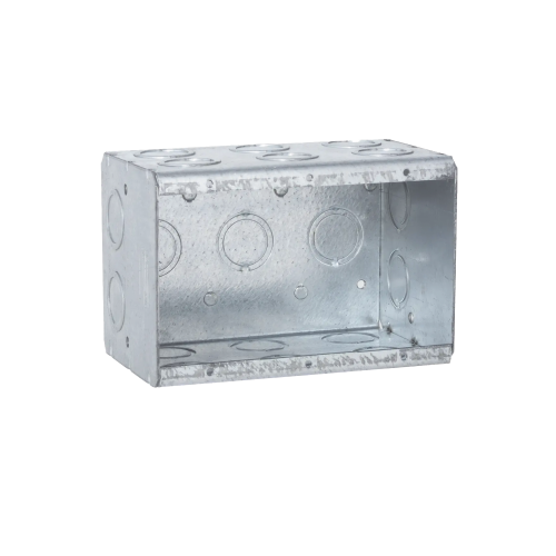 RACO HUB-697 Caja Multigang de 3 Gangs/ Profundidad de 3-1/2″/ 19 Entradas de 1/2″ – 3/4″.