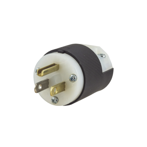 HUBBELL HUB-HBL-5266-C Clavija Entrada Recta/ 15A 125V/ 2 Polos 3 Hilos/ Nema 5-15P/ Grado Industrial- Comercial.