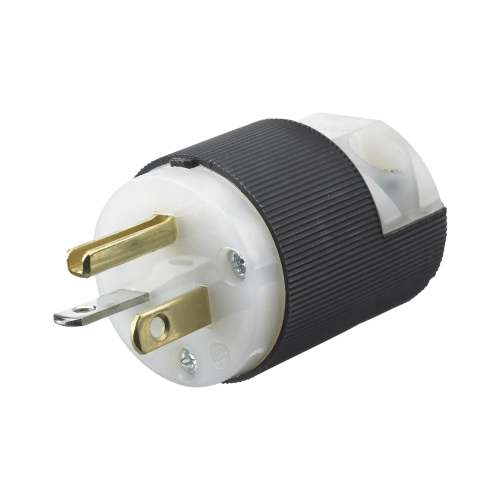 HUBBELL HUB-HBL5366C Clavija Entrada Recta/ 20 A 125 V/ 2 Polos 3 Hilos/ Nema 5-20 P/ Grado Industrial- Comercial.