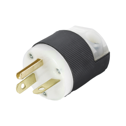 HUBBELL HUB-HBL5466C Clavija Entrada Recta/ 20 A 250 V CA/ 2 Polos 3 Hilos/ Nema 6-20 P/Grado Comercial – Industrial.