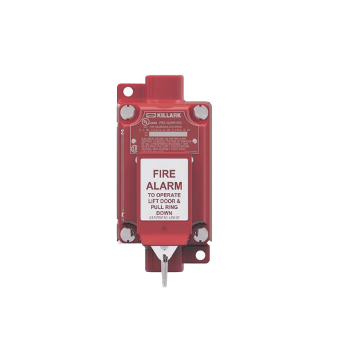 HUBBELL INCENDIOS HUB-XAL-458 Estación de alarma contra incendios con activación por anillo de tracción, 3/4 pulgadas, 2NO/2NC.