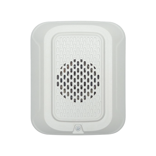 SYSTEM SENSOR HW-L-LF Sirena de Baja Frecuencia, Montaje en Pared, 12 o 24 Vcd, Color Blanco