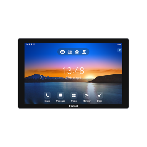 FANVIL I507W Monitor Audio/Video IP/SIP para interior, Wi-Fi, pantalla táctil de 10.1″, Apertura remota