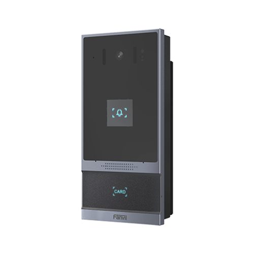 FANVIL I62 Videoportero SIP i62, 2 relevadores con botón para llamada, anti-vandálico, IP66 y IK07, PoE, Botón físico