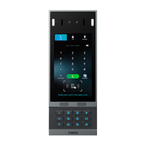 FANVIL I67 Videoportero SIP i67, Reconocimiento Facial, 2 relevadores, Teclado retroiluminado, anti-vandálico, IP66 y IK07, PoE