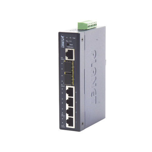 PLANET IGS-5225-4T2S Switch Industrial Administrable Capa 2 con 4 Puertos 10/100/1000T y 2 Puertos SFP 1G/2.5G