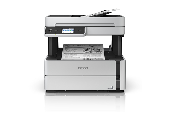 Multifuncional Monocromático EPSON EcoTank® M EPSON C11CG92301 – 1200 X 2400 DPI, Inyección De Tinta, 39 Ppm, 251 Hojas, 20000 Páginas Por Mes