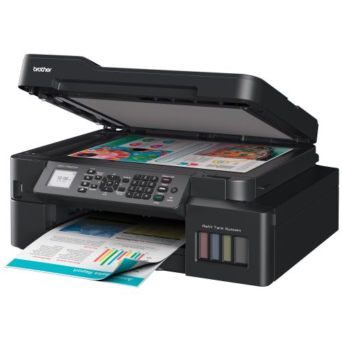 Multifuncional Tinta Continua Brother MFCT920DW – 30 Ppm Negro/26 Ppm Color, Dúplex, Wifi/LAN, Cama Plana Tamaño Carta, ADF Hasta 20 Páginas, Easy Setup