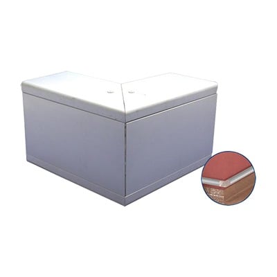 THORSMAN INKA-100-EE Esquinero exterior de aluminio, para canaleta INKA100 (8110-80001)