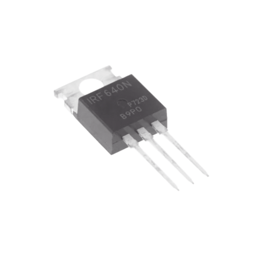 SYSCOM IRF-640 MOSFET Canal-N, 200 Volt, 18 A, TO-220AB.