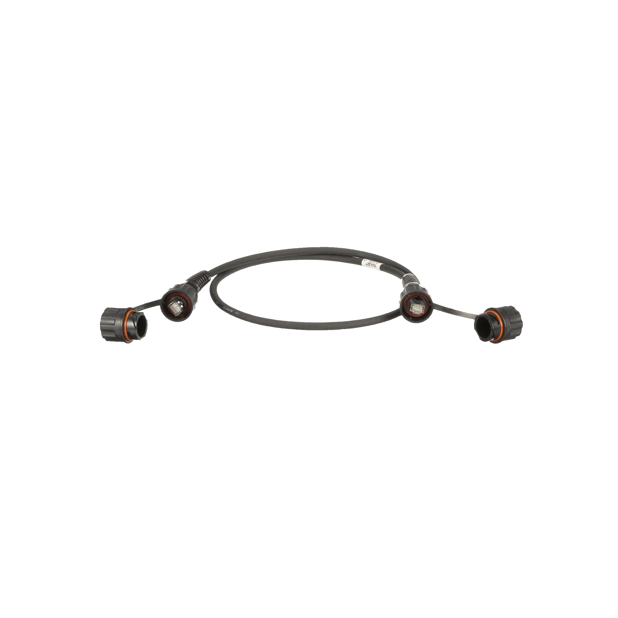 PANDUIT ISTP6X3MBL Patch Cord Cat6A IndustrialNet, Blindado S/FTP, Con Plug Industrial y Tapa en Cada Extremo, 3 Metros