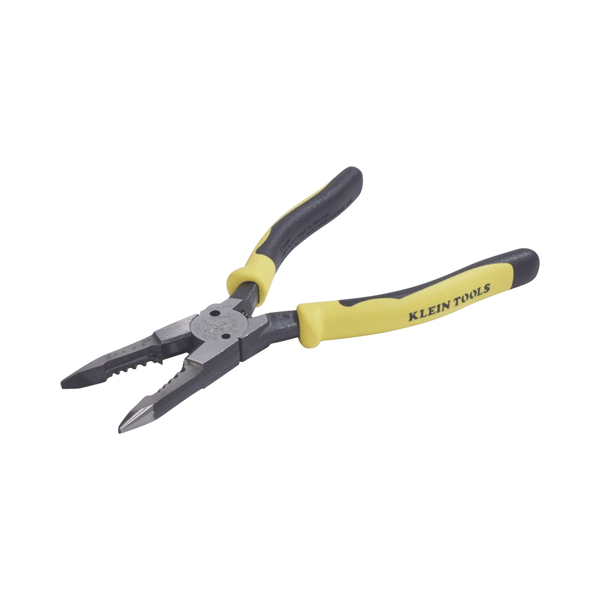 KLEIN TOOLS J206-8C Pinzas Pelacables para Cable Sólido 8-16 AWG y Cable Trenzado 10-18 AWG; de 8 Pulgadas.