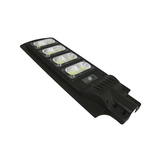 JWJ JALP-SOL-01-160 Luminaria con Panel Solar y Sensor de Movimiento de 160 W/ Luz fría 6 500 K/ Dimensiones 720 x 240 mm, Ángulo de Luz 120°.