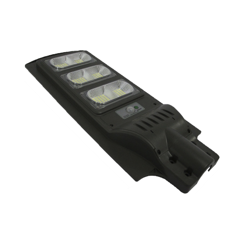 JWJ JALP-SOL01-120 Luminaria con Panel Solar y Sensor de Movimiento de 120 W/ Luz 6 500 K, Dimensiones 625 x 240 mm, Ángulo de Luz 120°.