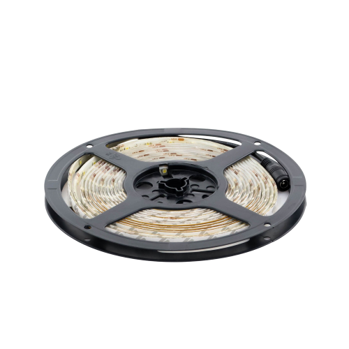 JWJ JLTL-3528-IP65-C Tira Led de 5 m, Cálido, Uso Exterior, Potencia 15 W, 420 lm/ 12 V CD, IP 65.