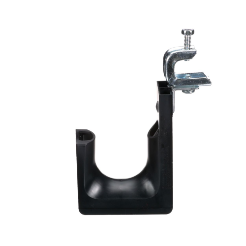 PANDUIT JP2SBC50RB-L20 Sujetador STRONGHOLD tipo J (J-Hook), Con Abrazadera de Tornillo para Montaje, Hasta 46 Cables Cat6, Nylon 6.6, Color Negro, 1 pieza