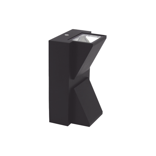 JWJ JPAA-0605 Lámpara Arbotante 6 W 330 lm, Dimensiones 141 x 80 mm, 85 – 265 Vca~ 50/60Hz, Luz Cálida 2 700 K, Uso en exterior IP 54.