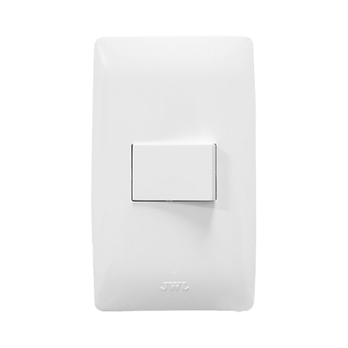 JWJ JTL-B72-35 Apagador Sencillo de 127 V~60 Hz 10 A, Color Blanco.