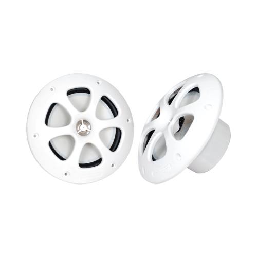 JVC KENWOOD KFC-1613MRW Par de altavoces fabricado en grado marinos en color blanco de 6.5″ de 100 W de entrada máxima