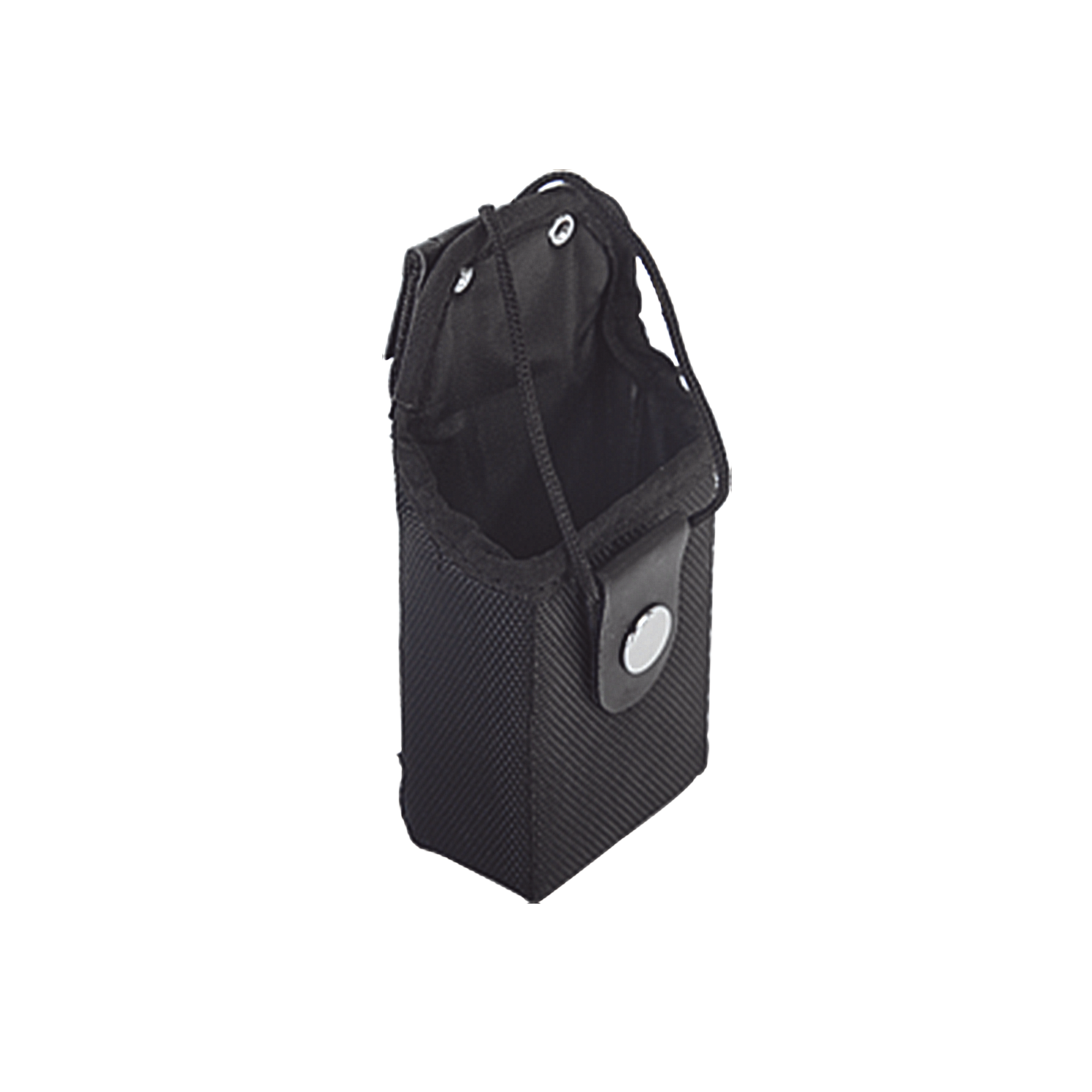 SYSCOM KFSM-PRO Funda Reforzada de Nylon para Cinturón con Correa y Broche Frontal, Estandar en Mayoría de Radios IC, TK, NX, etc.