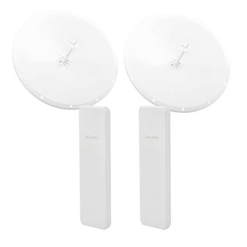 ALTAI TECHNOLOGIES KIT-2-C1XAN-TXP Kit de Enlace Completo PTP en 5 GHz, Hasta 20 km, con el Modelo Conectorizado C1XAN y Antena Direccional de 28 dBi Modelo TXP-D4865-28-SMA, Administración en Nube Gratis con INSIGHTS