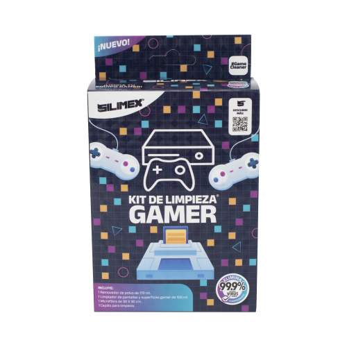 SILIMEX KIT-GAMER Kit de Limpieza Gamer: Mantén tu Equipo Impecable y Protegido en Cada Partida