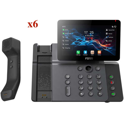 FANVIL KIT-V66PRO Kit modelo V66PRO ¡Llévate 6 Teléfonos por el Precio de 3!