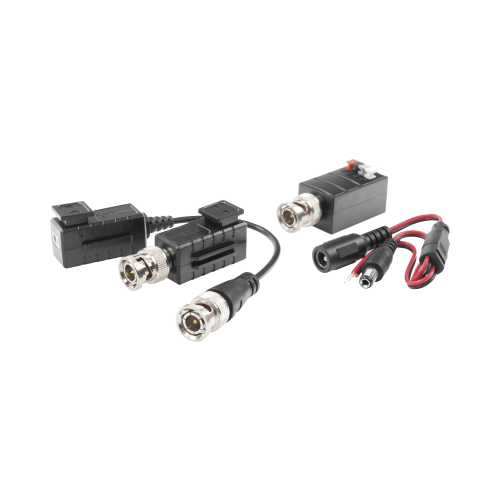 EPCOM TITANIUM KIT4501AP Kit de TRANSCEPTORES DE VIDEO DE LARGO ALCANCE, 320 Metros, Resolución 720P y 1080P, Cat 5e/6, Compatible con cámaras HD-TVI/CVI/AHD/CVBS, Alimente solo el Receptor, Protección Interconstruida contra sobretensión.