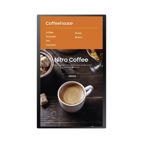 SAMSUNG ELECTRONICS KM24C Pantalla de 24″ touch para Kiosco punto de venta, Sistema Operativo Windows IoT, 1920x1080p, compatible con terminal bancaria e impresora térmica.