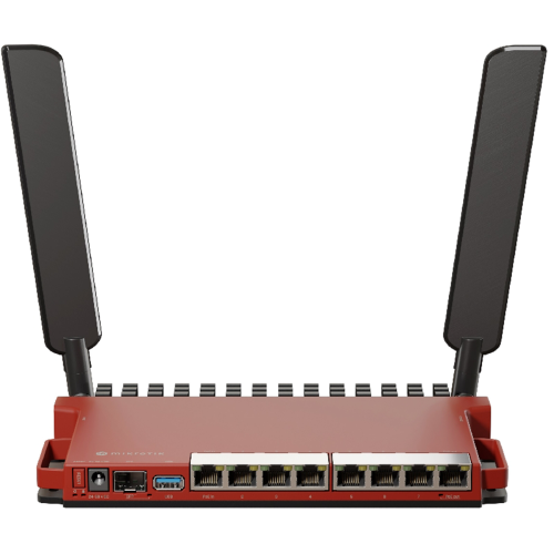 MIKROTIK L009UIGS-2HAXD-IN Router inalámbrico 2.4GHz AX, 8 puertos Gigabit, 1 SFP 2.5Gbps/ Soporta contenedores