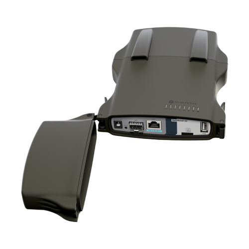 MIKROTIK L23UGSR-5HAXD2HAXD-NM (NetMetal ax) – Radio conectorizado Wi-Fi 6 doble banda, Gigabit y SFP+ 2.5G para exteriores