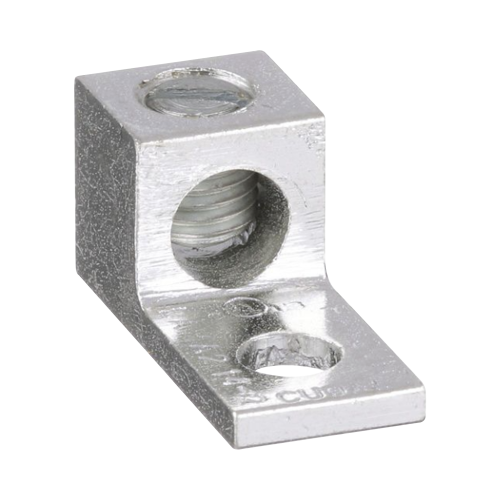 PANDUIT LAMA2-14-C Conector Mecánico de Aluminio, de Un Orificio 1/4″ y Un Barril, para Cable de 14 a 2 AWG. 1 Pieza