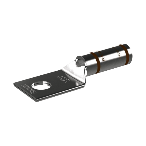 PANDUIT LCA2-14-Q Zapata de compresión LCA2-14-Q, para cal. 2 Awg, Barreno para tornillo prisionero de 1/4, 1 Pz