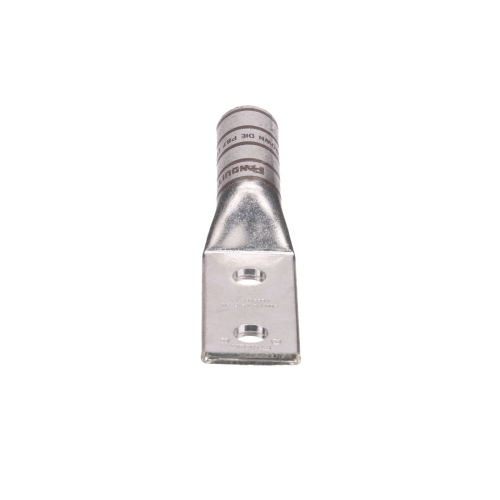 PANDUIT LCC500-12-6 Zapata de compresión LCC500-12-6 para cal. 500 Kcmil, Doble barreno para tornillo prisionero de 1/2, Espaciado de orificios 44.5mm, 1 Pz
