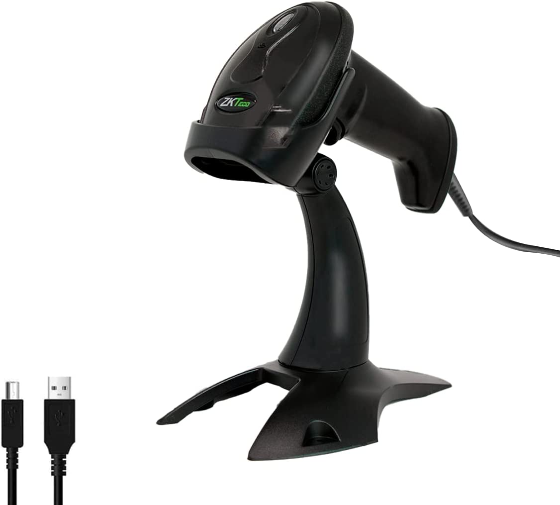 ZK Scanner Para Codigos Con Base Pixel: 1500 – Decoding Depth Of Field: 0-15cm, Communication Mode: USB, Decoding Speed: 300 Times/S ZKB102
