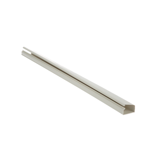PANDUIT LD10IW10-A Canaleta LD10 de PVC rígido, con cinta adhesiva para instalación sin herramientas, de 38.4 x 24 x 3048 mm, Color Blanco Mate