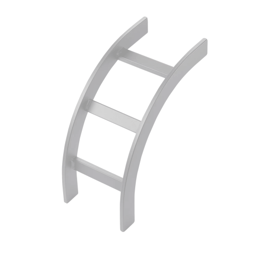 HOFFMAN LIB12W Accesorio de Escalerilla Curva Vertical (Bajada) Interior, 12 in de Ancho, de Acero, Color Blanco
